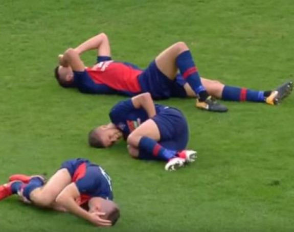 Video: Trojica igrača povređena u istom trenu!