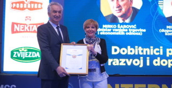 Ministru Šaroviću uručena nagrada