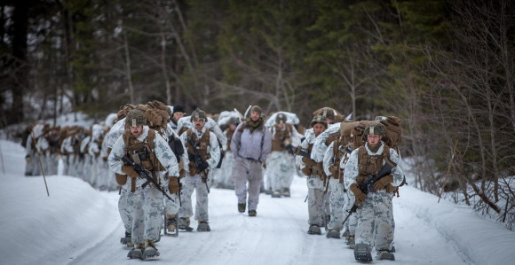 Marinci promrzli na granici Rusije