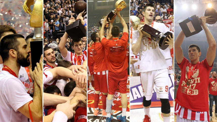Mitrović i Lazić, najtrofejniji u istoriji Zvezde!