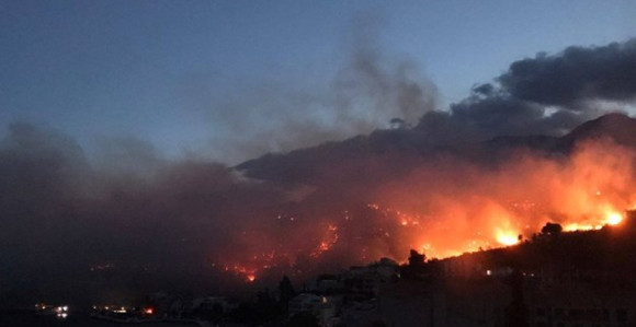 Veliki požar kod Makarske