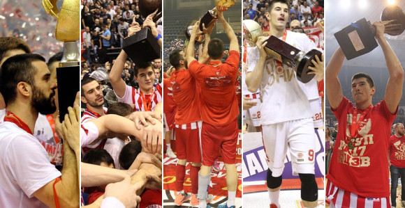 Mitrović i Lazić, najtrofejniji u istoriji Zvezde!