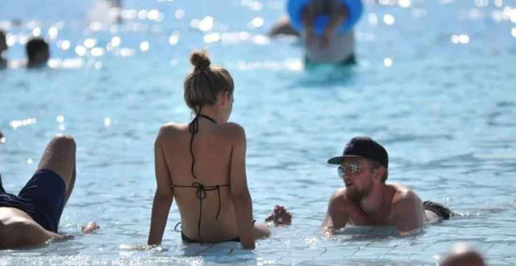 Температура данас и до 35 степени Целзијусових. 