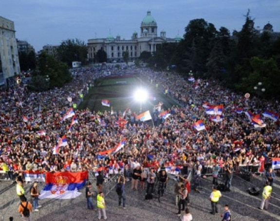 Beograd dočekao srebrne junake