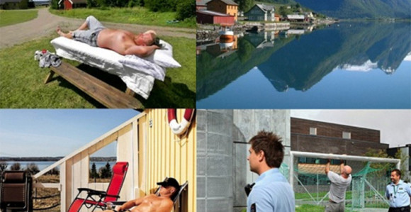 Zatvor iz raja: Sunčanje i sauna