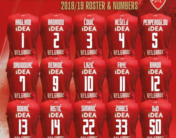 Zvezda podijelila brojeve: Od Reglanda do Odža...