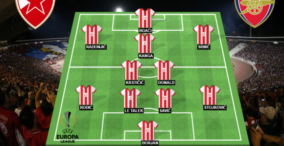 LE: Zvezda - tim za Arsenal...