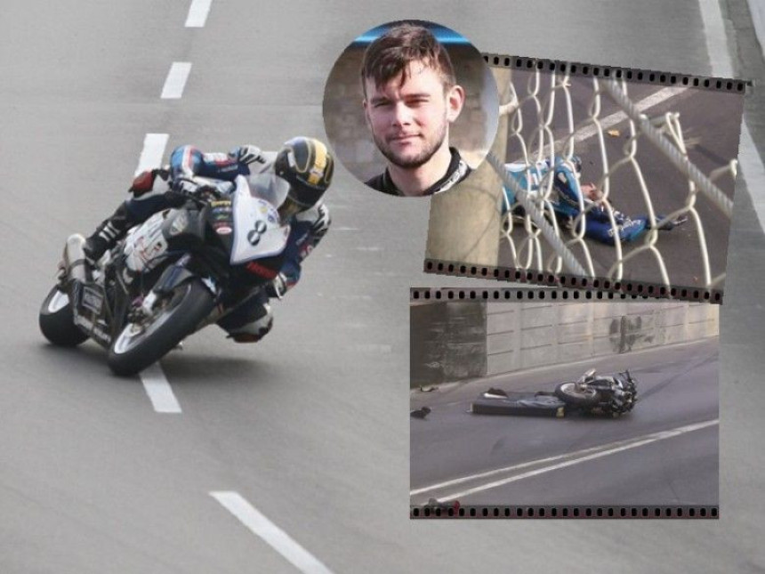 Video: Poginuo motociklista, prekinuta trka!