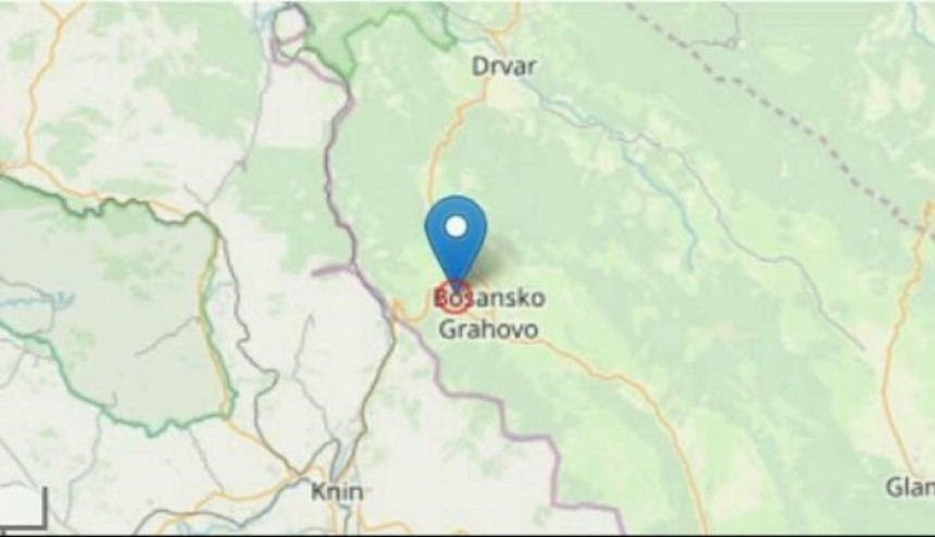 Manji zemljotres pogodio Grahovo 