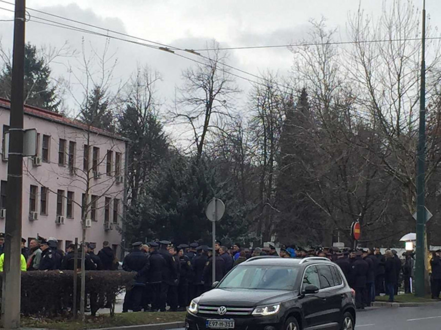 Протест полиције ФБиХ у Сарајеву
