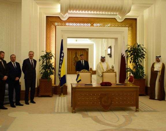 Zvizdić u Dohi sa premijerom Katara