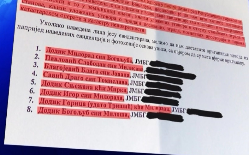 Potraga za Dodikovom imovinom!