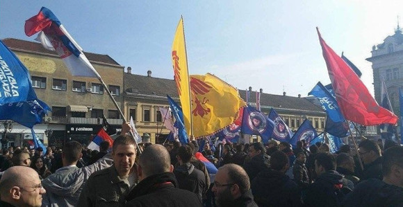 Anti-NATO protest u Novom Sadu