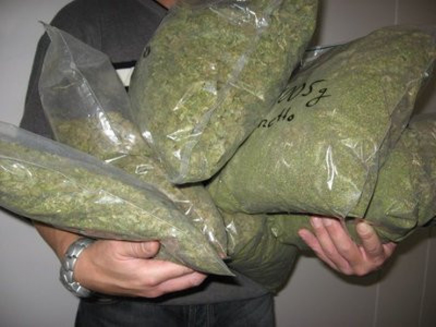 Policija zaplijenila 65 kilograma marihuane