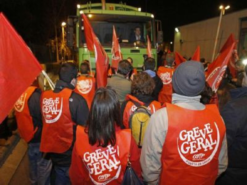 Радници лисабонског метроа у штрајку 