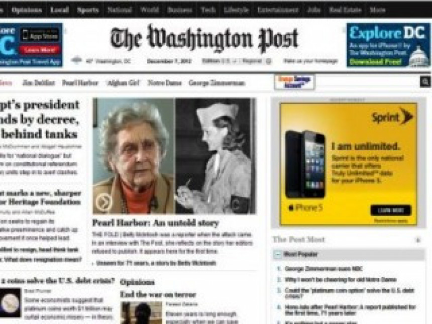 "Вашингтон пост" уводи претплату