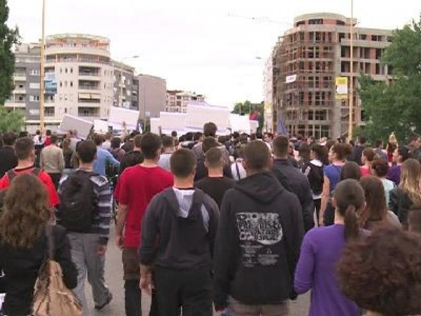 Završen protest studenata (VIDEO)