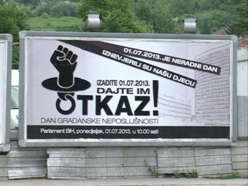 Protesti pod sloganom - Dajte im otkaz (VIDEO)