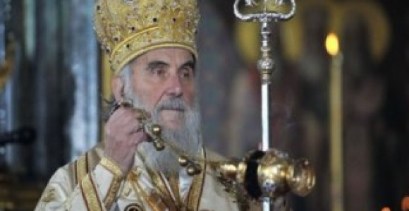 Patrijarh osveštava crkvu kod Čačka