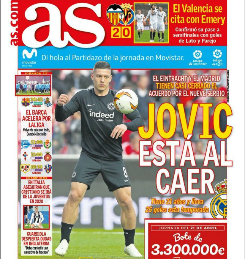 Poslije Marke, danas i As!