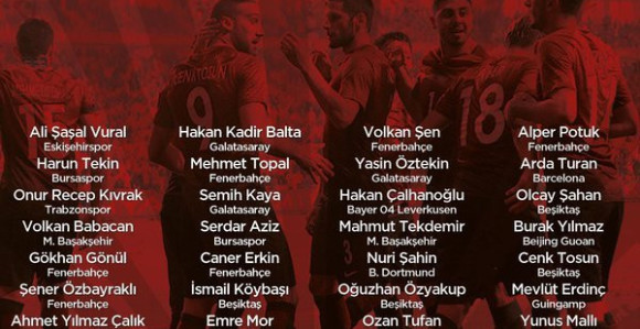 Fatih Terim i spisak Turaka za EP sa 31-im imenom!