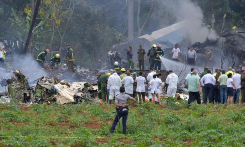 ВИДЕО: Експлозија кубанског авиона