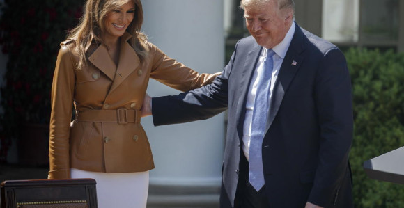 Melanija Tramp vratila se kući