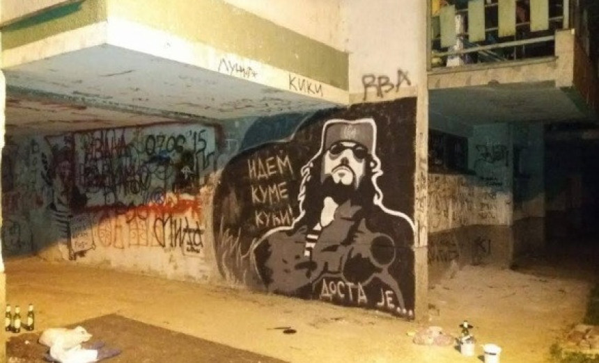 Banjaluka: Grafit posvećen Mandi