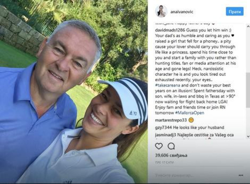 Ana se ne osvrće na komentare