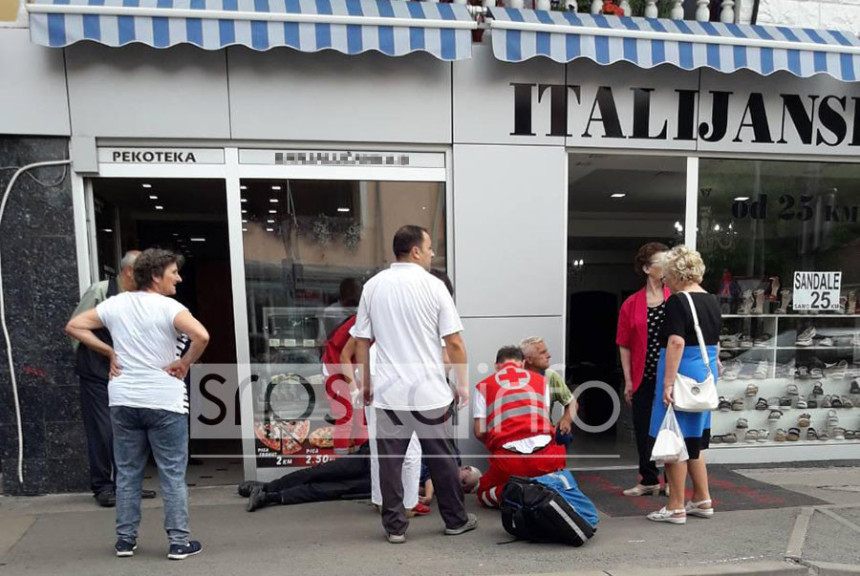 Muškarac se srušio na beton