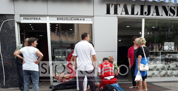 Muškarac se srušio na beton