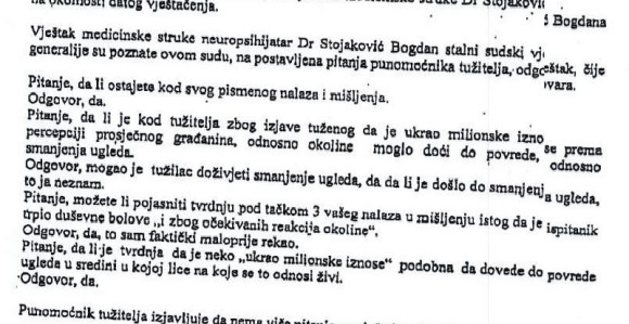 Potvrda o Dodikovoj neuračunljivosti (Foto)