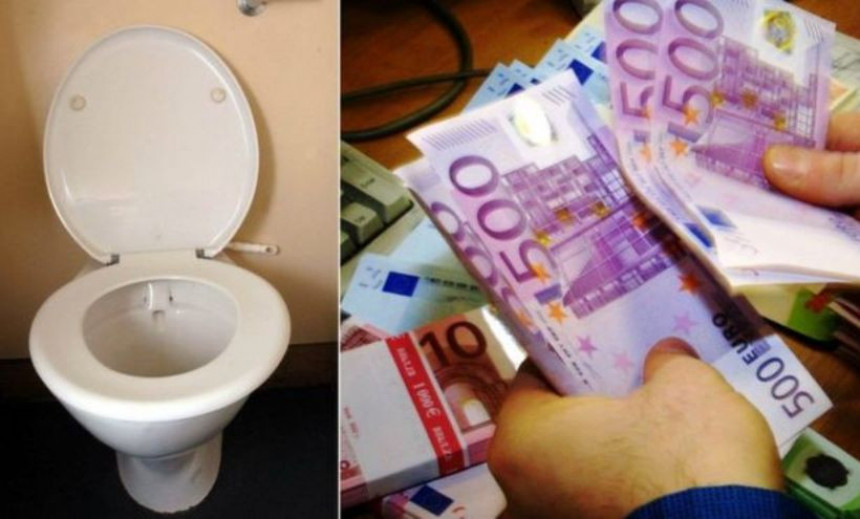 Новчанице од 500 € зачепиле тоалет