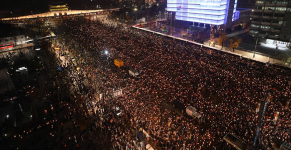 Masovni protesti u Južnoj Koreji