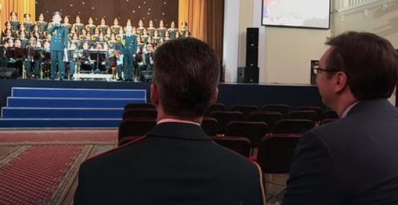 "Tamo daleko" za Vučića u Moskvi