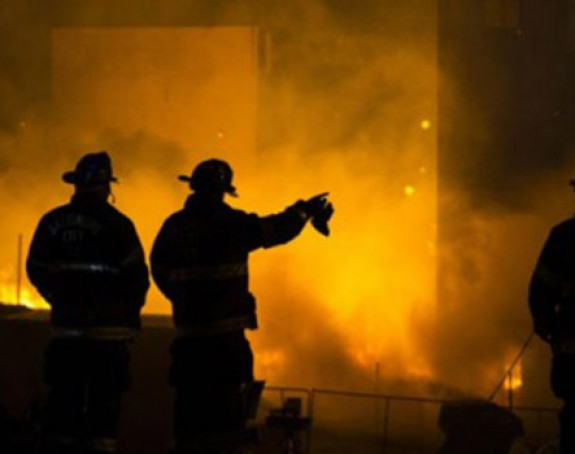 Požar na Novom Beogradu