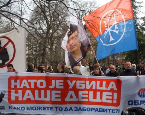 Beograd: Protest zbog sporazuma sa NATO