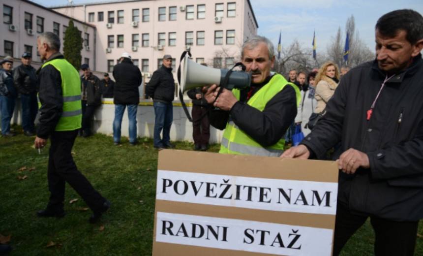 Radnici Željezare blokirali saobraćaj