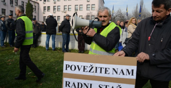Radnici Željezare blokirali saobraćaj