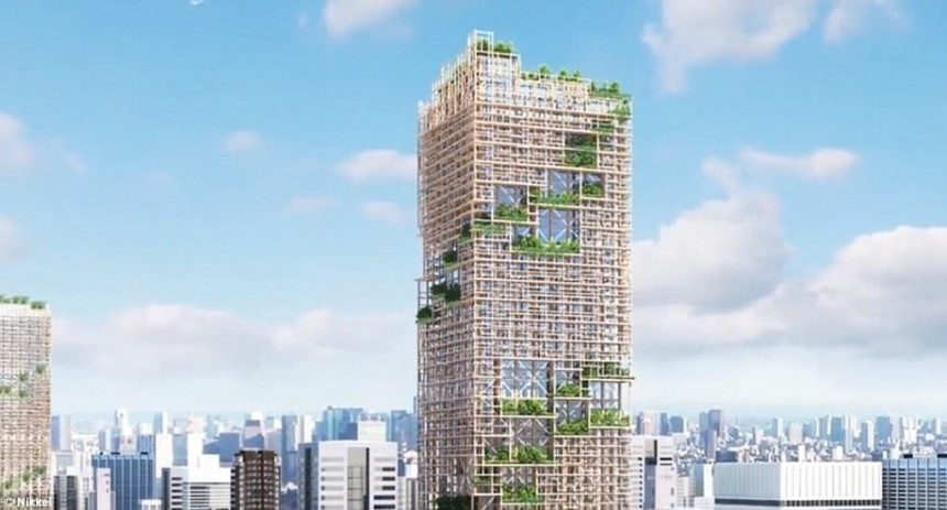 Јапанци граде највиши дрвени небодер на свијету