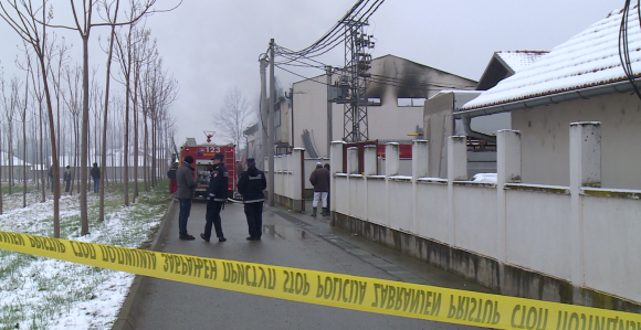 Požar u Krivoj Bari kod Bijeljine