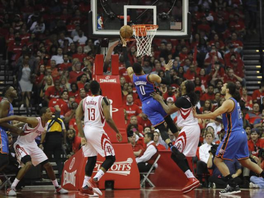 NBA plej-of: Vestbruk uzalud brojao do 51, domaćini sigurni za 2-0!
