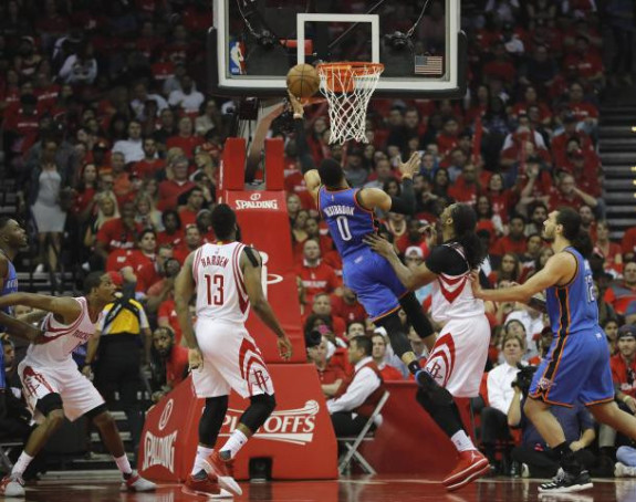 НБА плеј-оф: Вестбрук узалуд бројао до 51, домаћини сигурни за 2-0!