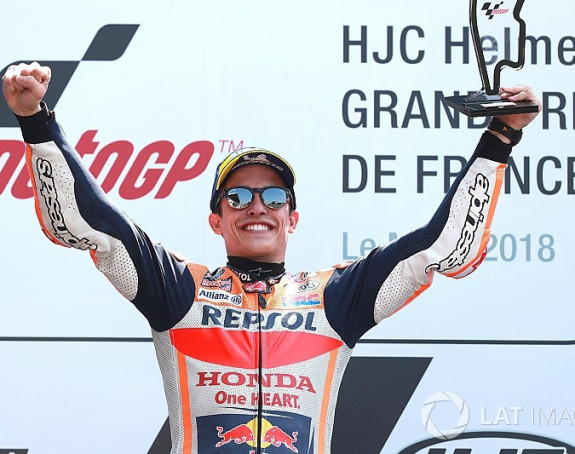 Moto GP: Markes najbrži i u trci za VN Francuske!