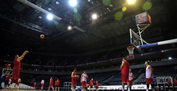 "Orlovi" počeli treninge u Areni!