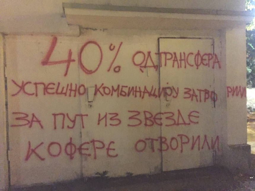 Ноћна акција код "Рајка": Против управе Звезде!