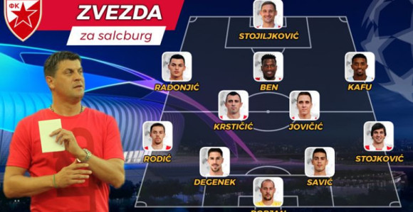 LŠ: Zvezda - tim za Red Bul Salcburg...