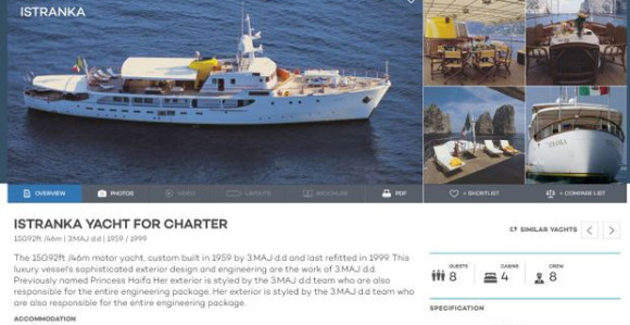 Titova luksuzna jahta uplovila u luku na Ibicu  