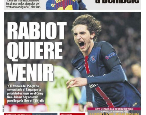 Барса узвраћа ударац: Рабио рекао ДА!