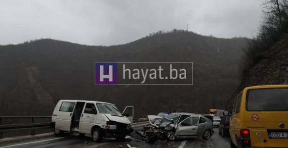Težak sudar dva vozila kod Jablanice